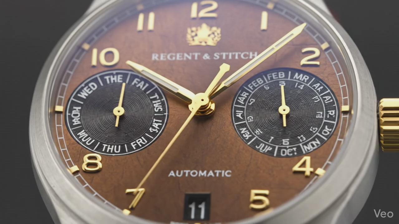 Heritage Calendrier – Multi-Calendar Luxury Watch by Regent & Stitch
